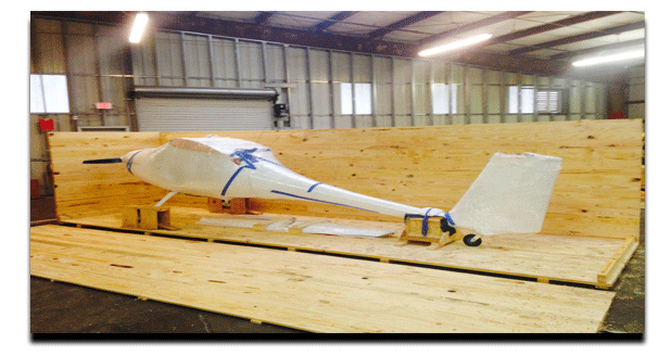 Plane Crated for Shipping